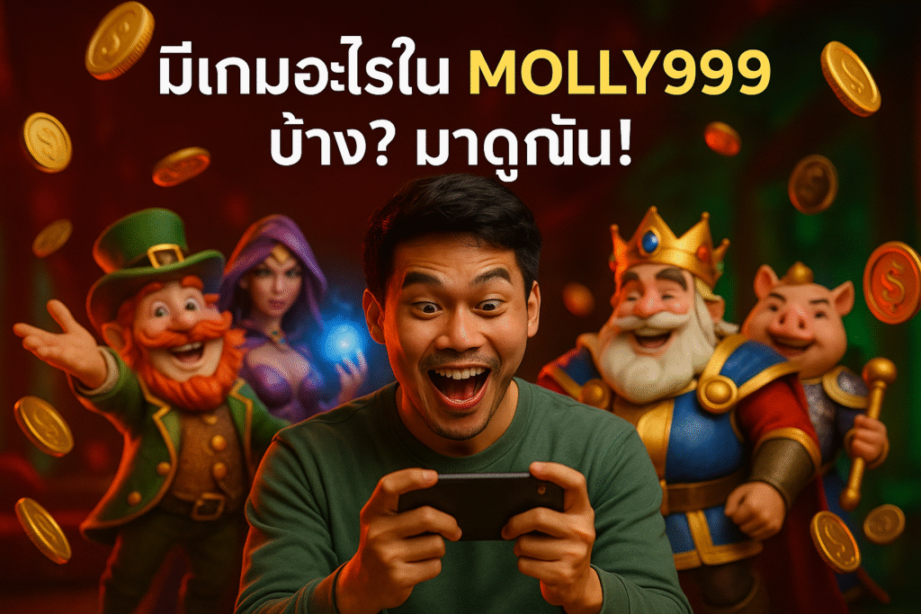มีเกมอะไรใน MOLLY999 บ้าง? มาดูกัน!