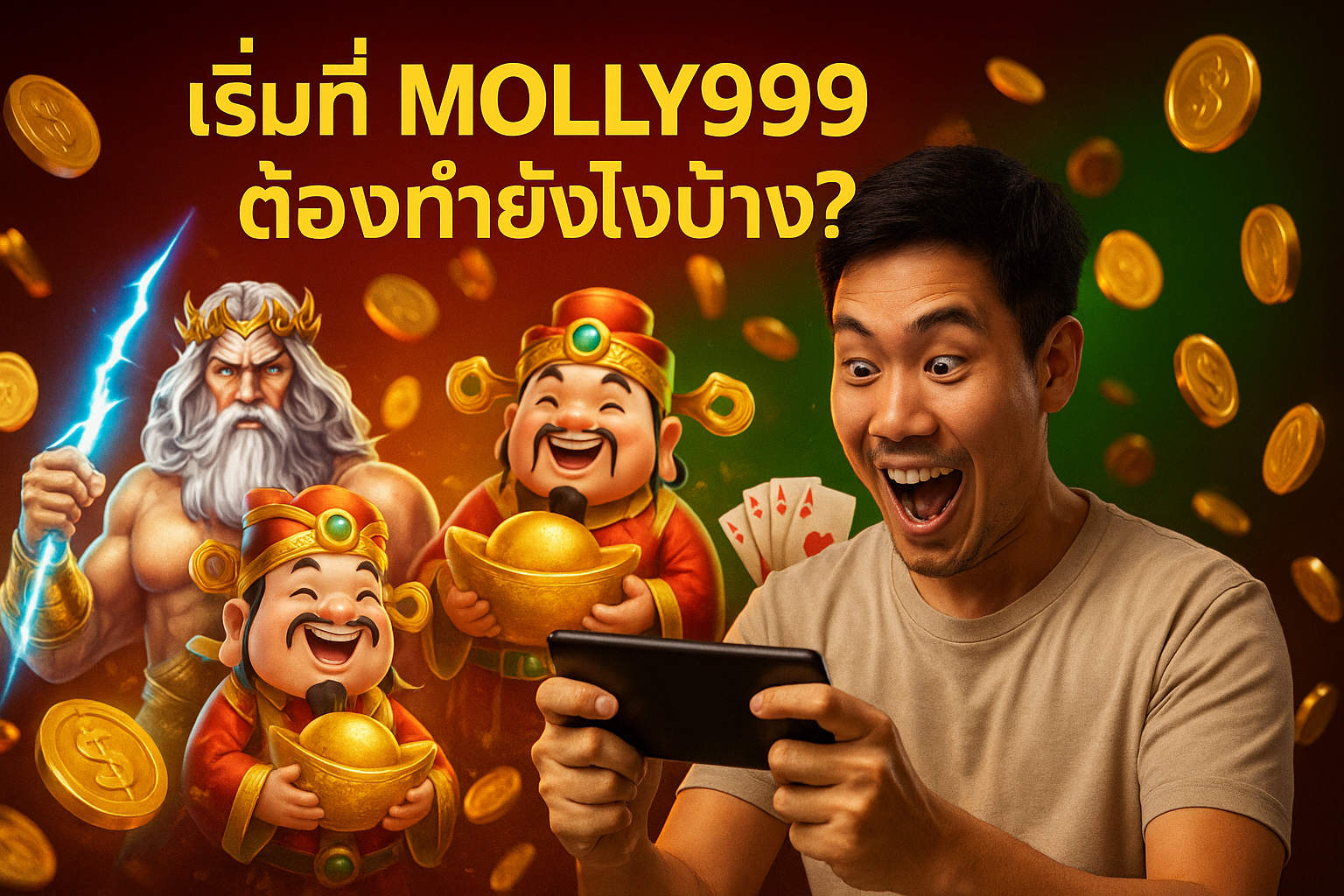 เริ่มที่เว็บตรงคาสิโน MOLLY999 ต้องทำยังไงบ้าง?