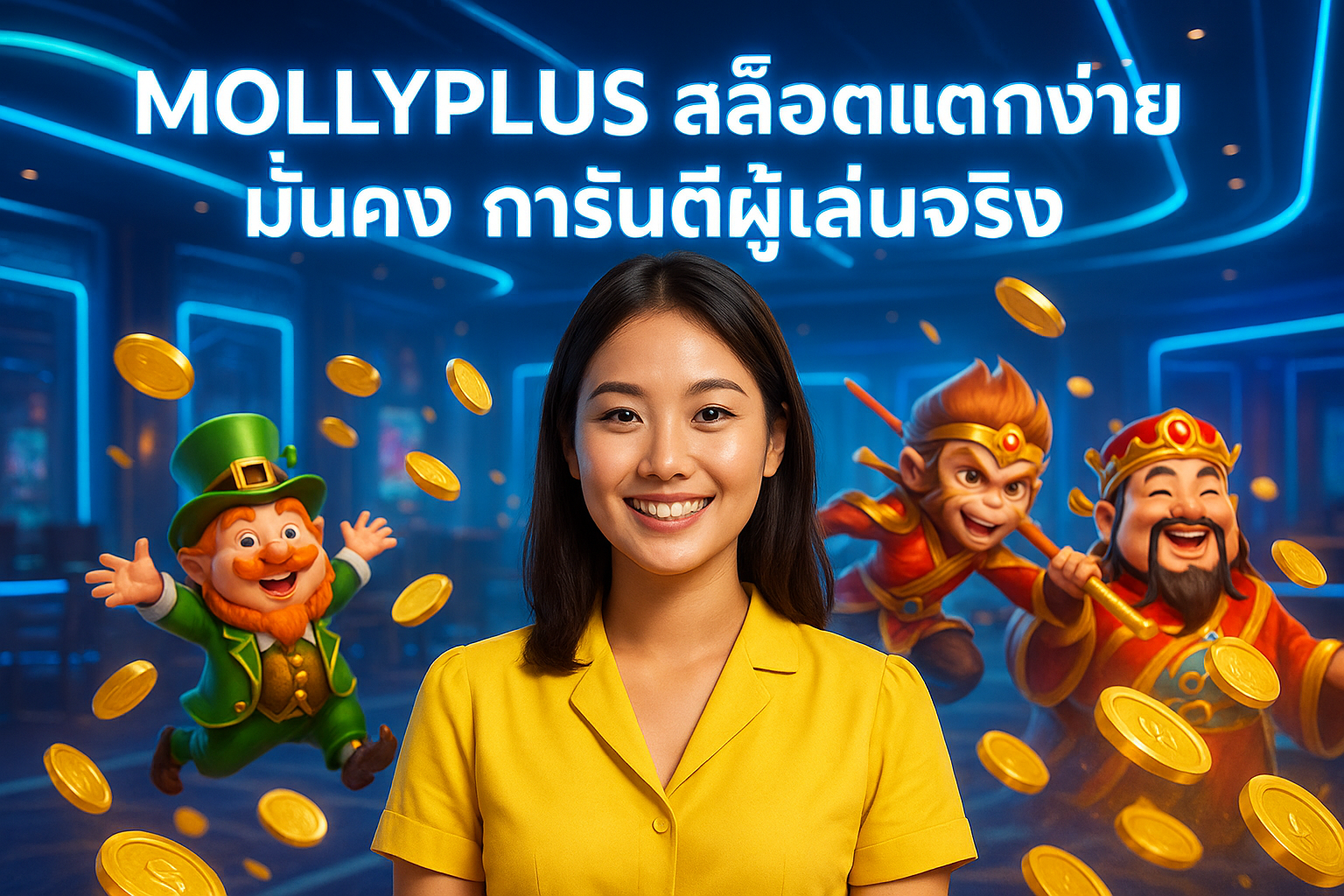 MOLLYPLUS สล็อตแตกง่าย มั่นคง การันตีผู้เล่นจริง