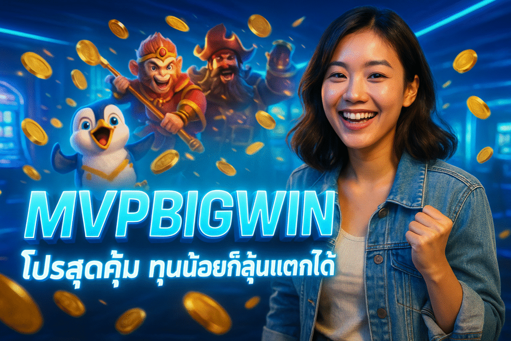 MVPBIGWIN โปรสุดคุ้ม ทุนน้อยก็ลุ้นแตกได้