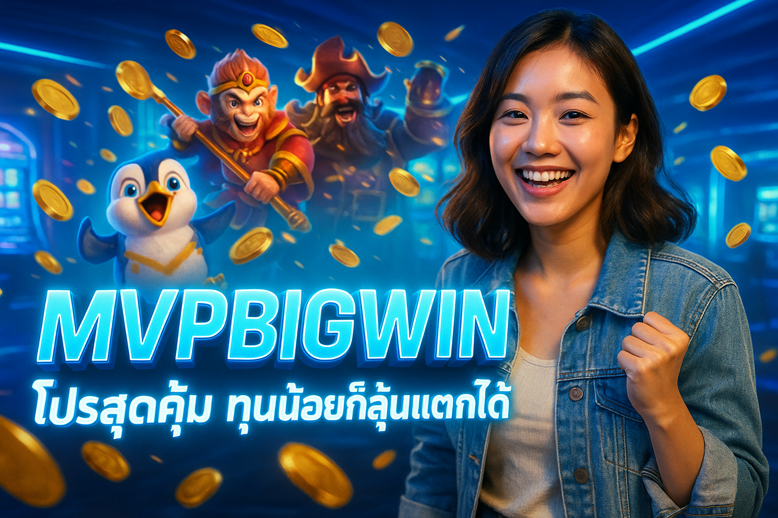 MVPBIGWIN โปรสุดคุ้ม ทุนน้อยก็ลุ้นแตกได้