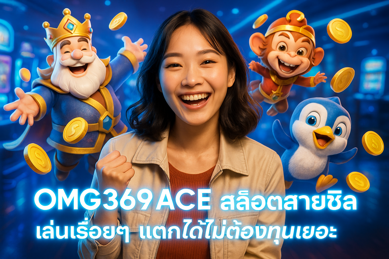 OMG369ACE สล็อตสายชิล เล่นเรื่อยๆ แตกได้ไม่ต้องทุนเยอะ