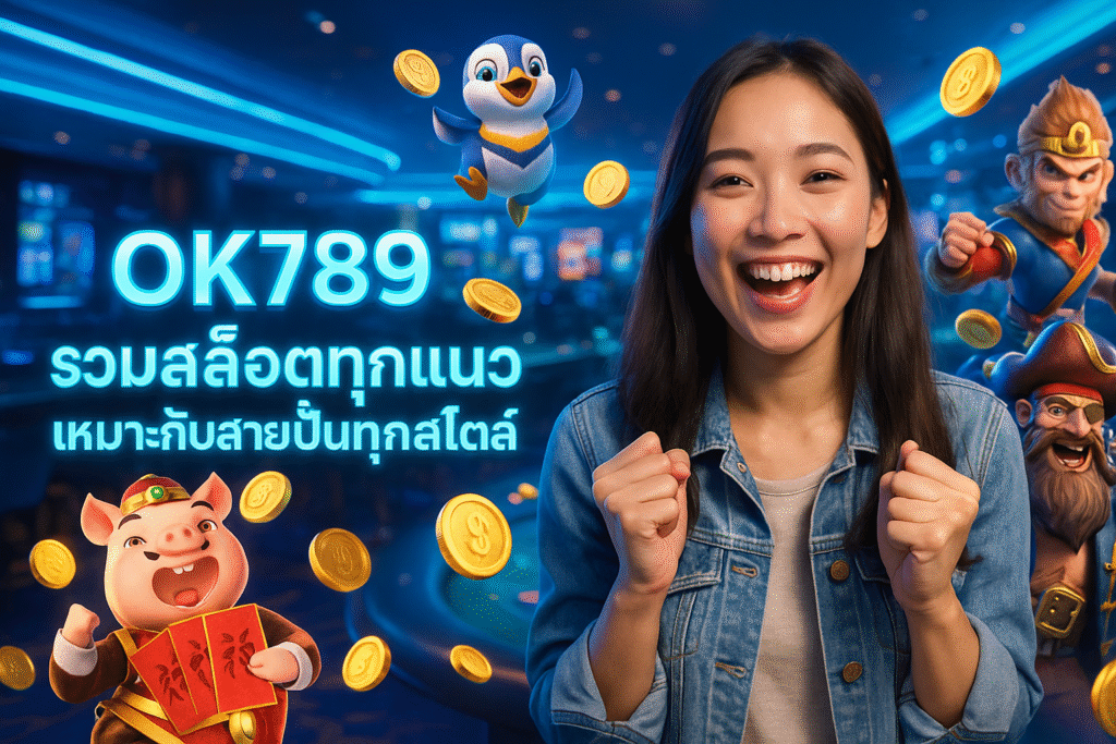 OK789 รวมสล็อตทุกแนว เหมาะกับสายปั่นทุกสไตล์