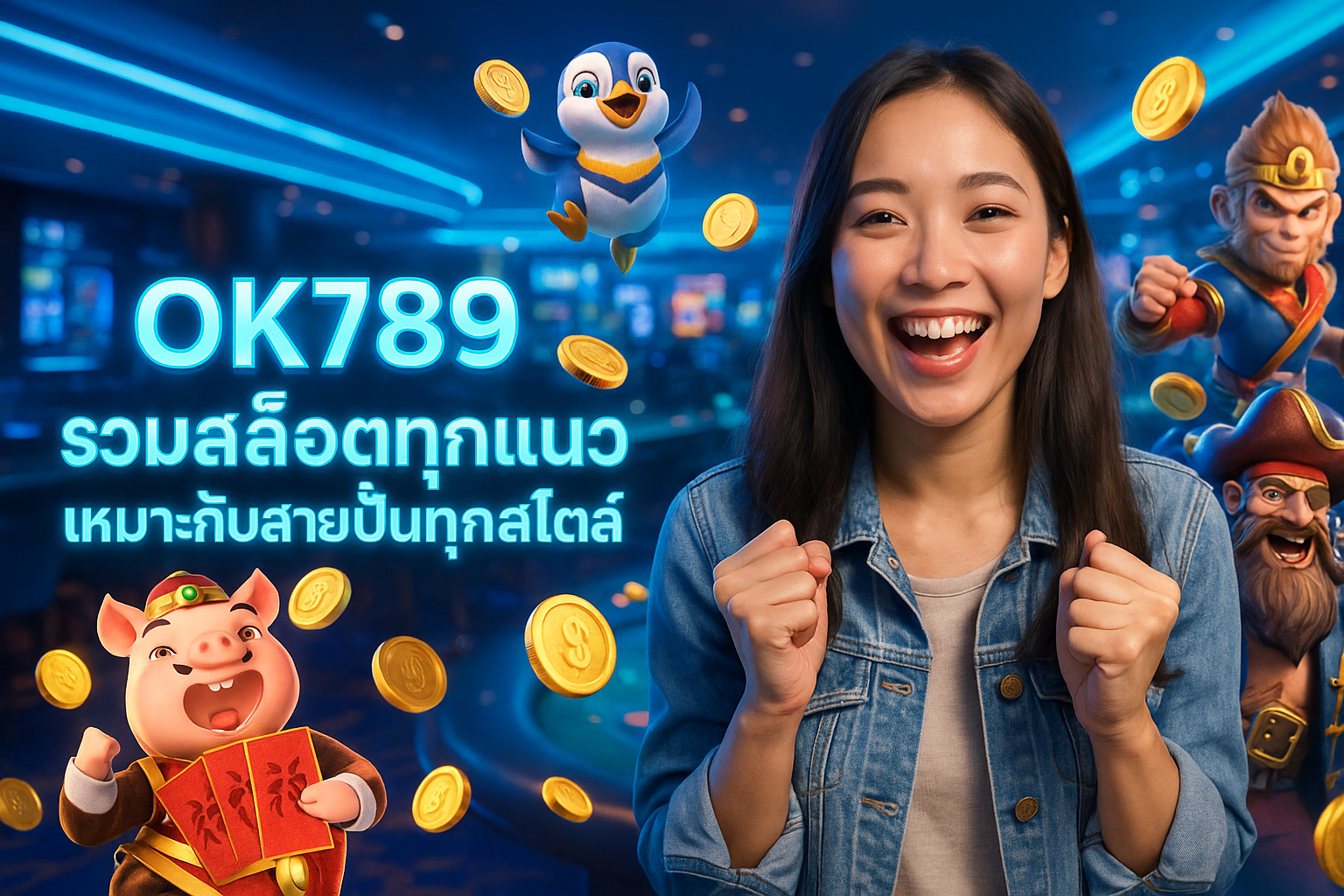 OK789 รวมสล็อตทุกแนว เหมาะกับสายปั่นทุกสไตล์